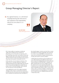 Group Managing Director's Report