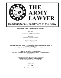 Headquarters, Department of the Army