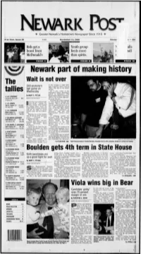 Newark Part of Making History the Wait Is Not Over in Line Waiting to Make Their Still Anybody's Mark on History