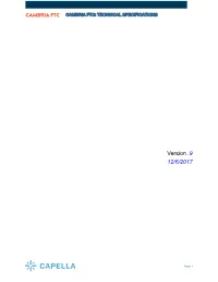 Cambria Ftc Cambria Ftc: Technical Specifications