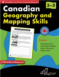 Canadian-Geography-And-Mapping