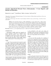 Greater Superficial Petrosal Nerve Schwannoma: 3 Case Reports and Review of Literature