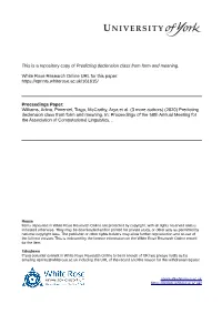 Predicting Declension Class from Form and Meaning