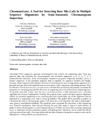 A Tool for Detecting Base Mis-Calls in Multiple Sequence Alignments by Semi-Automatic Chromatogram Inspection