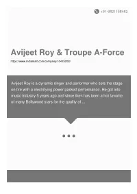 Avijeet Roy & Troupe A-Force