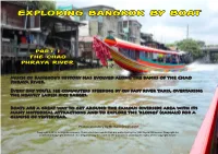 Exploring Bangkok by Boat