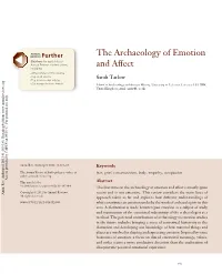 The Archaeology of Emotion and Affect