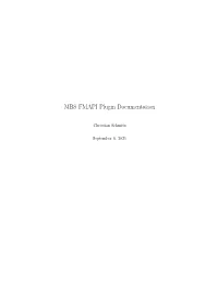 MBS FMAPI Plugin Documentation