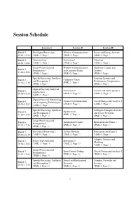 Workshop Program
