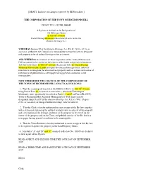 [ DRAFT: Inclusive of Changes Requested by Rhnaturalists ] THE