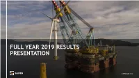 Full Year 2019 Results Presentation