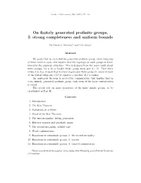 On Finitely Generated Profinite Groups, I 173