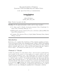 6.453 Quantum Optical Communication Reading 4