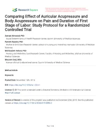 Study Protocol for a Randomized Controlled Trial