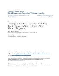 Treating Myofunctional Disorders: a Multiple-Baseline Study of a New Treatment Using Electropalatography" (2014)