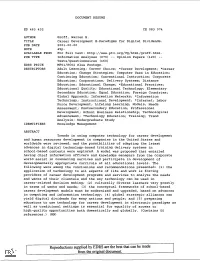 Career Development E-Paradigms for Digital Dividends. PUB DATE 2001-00-00 NOTE 45P