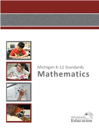 K-12 Standards, Mathematics