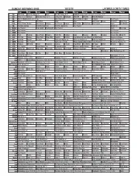 Sunday Morning Grid 10/13/19 Latimes.Com/Tv Times