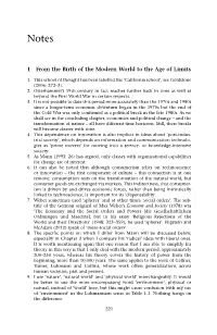 1 from the Birth of the Modern World to the Age of Limits