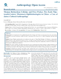 Anthropology Open Access Heule F
