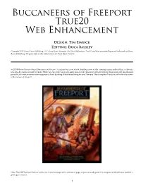 Buccaneers of Freeport True20 Web Enhancement