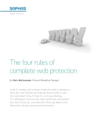 The Four Rules of Complete Web Protection