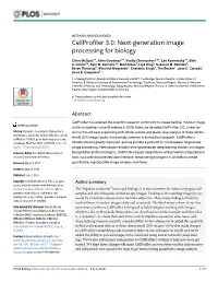 Cellprofiler 3.0: Next-Generation Image Processing for Biology