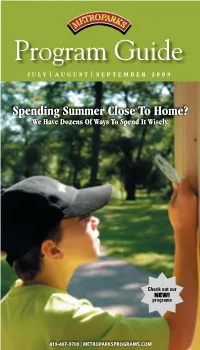 Download the Summer 2009 Program Guide