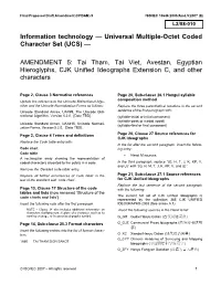 ISO/IEC International Standard 10646-1