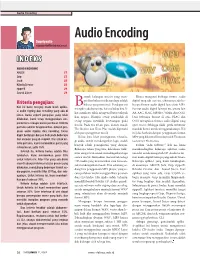 Audio Encoding Audio Encoding Supriyanto Supriyanto@Infolinux.Co.Id IINDENDEKKSS