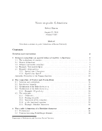 Notes on P-Adic L-Functions