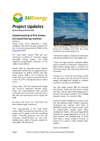 Project Updates Week Ending 26 March 2021