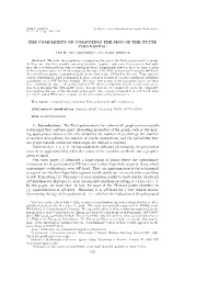 The Complexity of Computing the Sign of the Tutte Polynomial∗