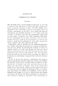 AVERROES on CHANCE Introduction After Discussing