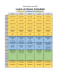 Learn at Home Schedule Key: Grades Pre-K - 3 Grades 4 - 8 Grades 9 - 12