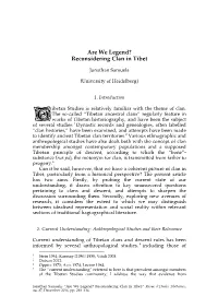 Reconsidering Clan in Tibet