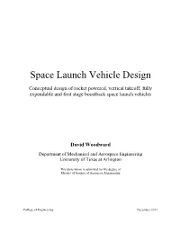 Space Launch Vehicle Design