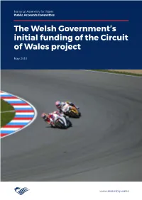 The Welsh Government's Initial Funding of the Circuit of Wales Project