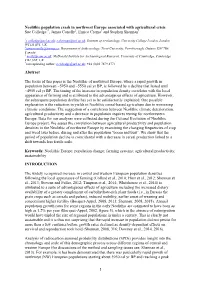 1 Neolithic Population Crash in Northwest Europe Associated With