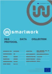 D2.3 Data Collection Protocol