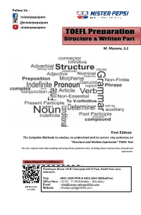 First Edition the Complete Methode to Analyse, to Understand and to Correct Any Sentences On