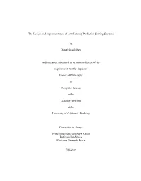 The Design and Implementation of Low-Latency Prediction Serving Systems