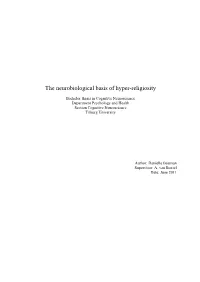 The Neurobiological Basis of Hyper-Religiosity