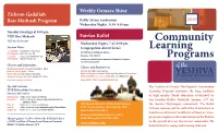 Community Learning Programs