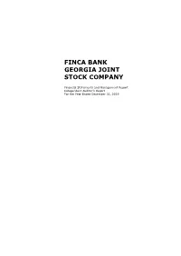 Finca Bank Georgia Joint Stock Company