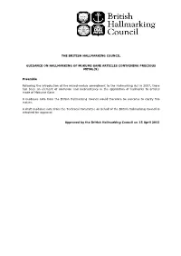 Guidance on Hallmarking Mokume Gane