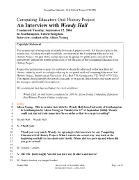 PDF Interview Transcript