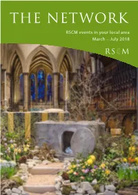 THE NETWORK RSCM Events in Your Local Area March – July 2018 Welcome