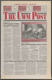 UWM Accepts Invitation from MCC Conference New Administration