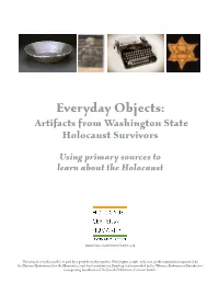 Everyday Objects from the Holocaust PART